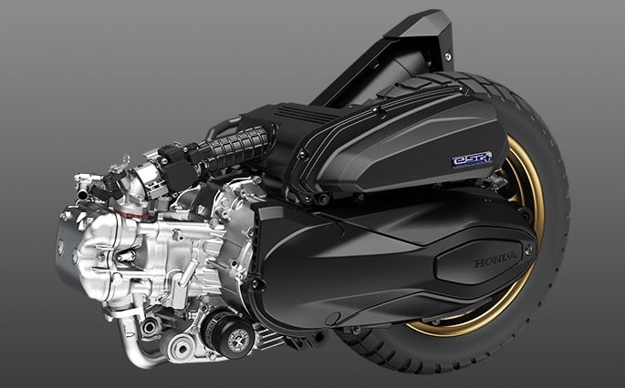 330cc eSP+ engine and automatic transmission