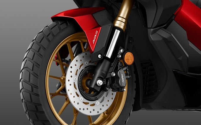Upside-down front fork