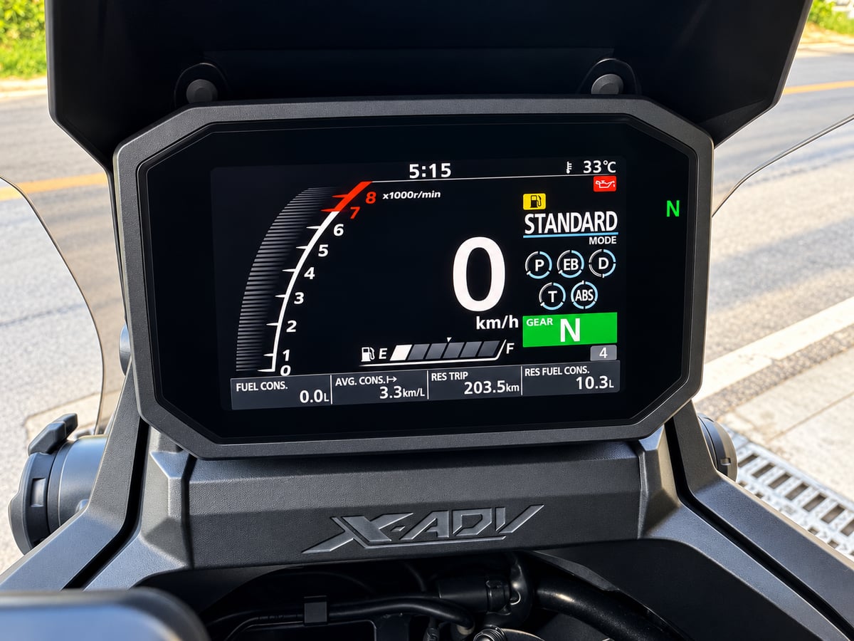 Honda X-ADV 750 dashboard
