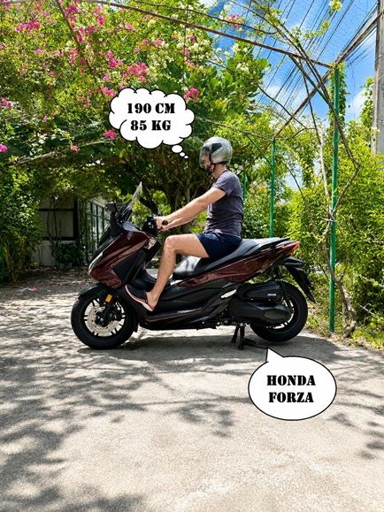 Honda Forza - comfort for longer rides
