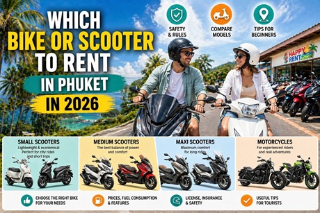 Which bike or scooter to rent in Phuket