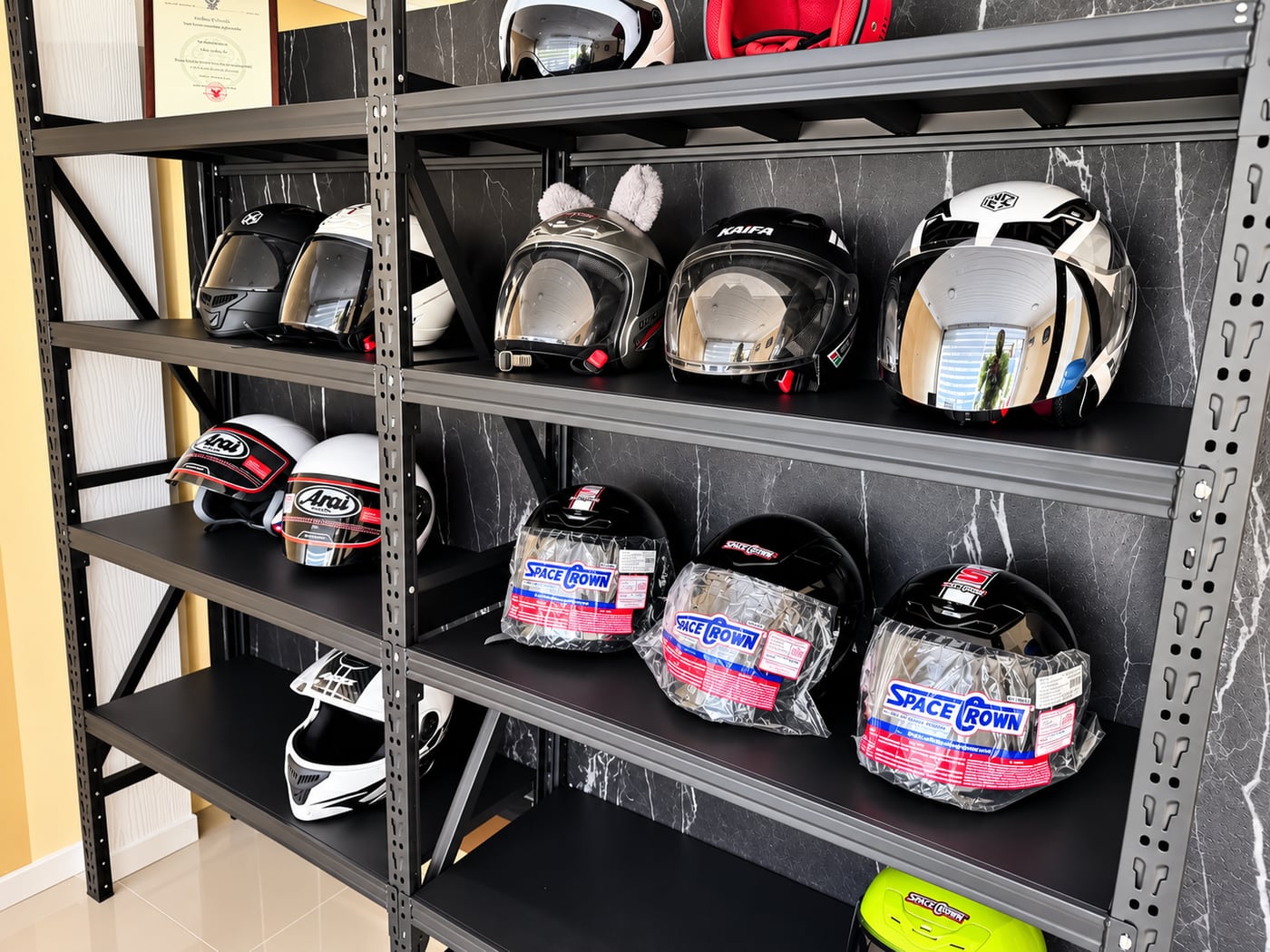 Customer helmets